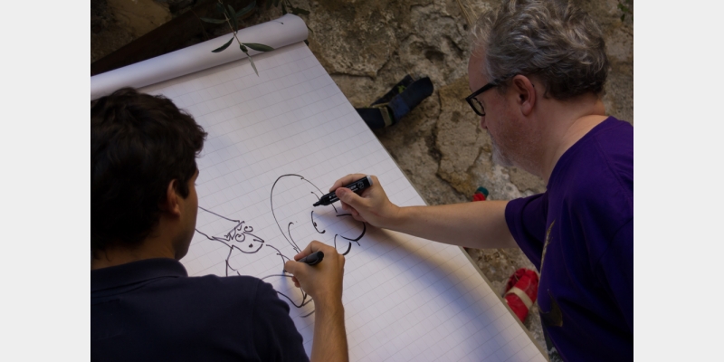 Anonima Illustratori "la storia di Delwin - foto di Silvia Partuno - #inscattastorie