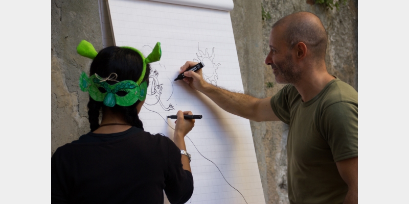 Anonima Illustratori "la storia di Delwin - foto di Silvia Partuno - #inscattastorie