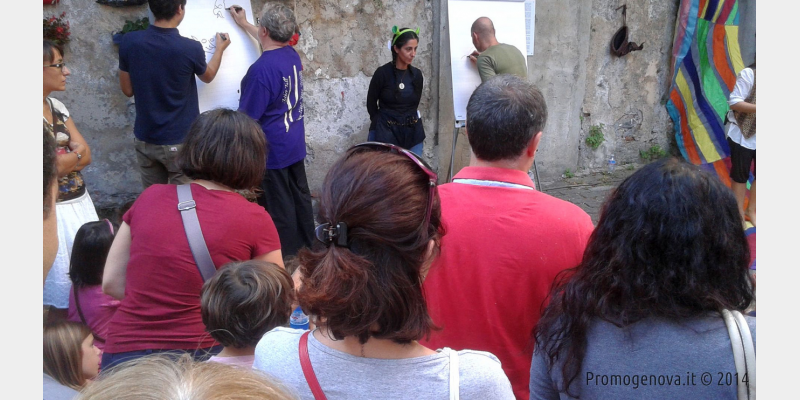 Aninima Illustratori "la storia di Delwin - foto promogenova - #inscattastorie